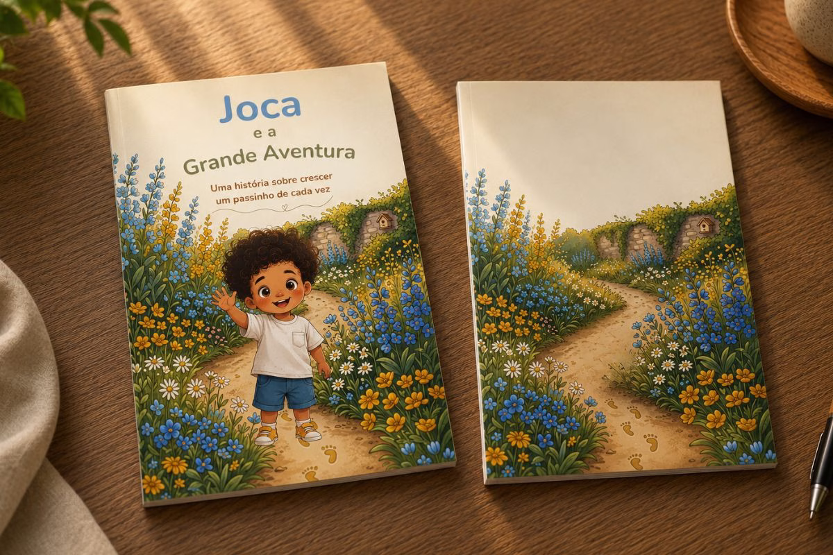 Livro personalizado menino
