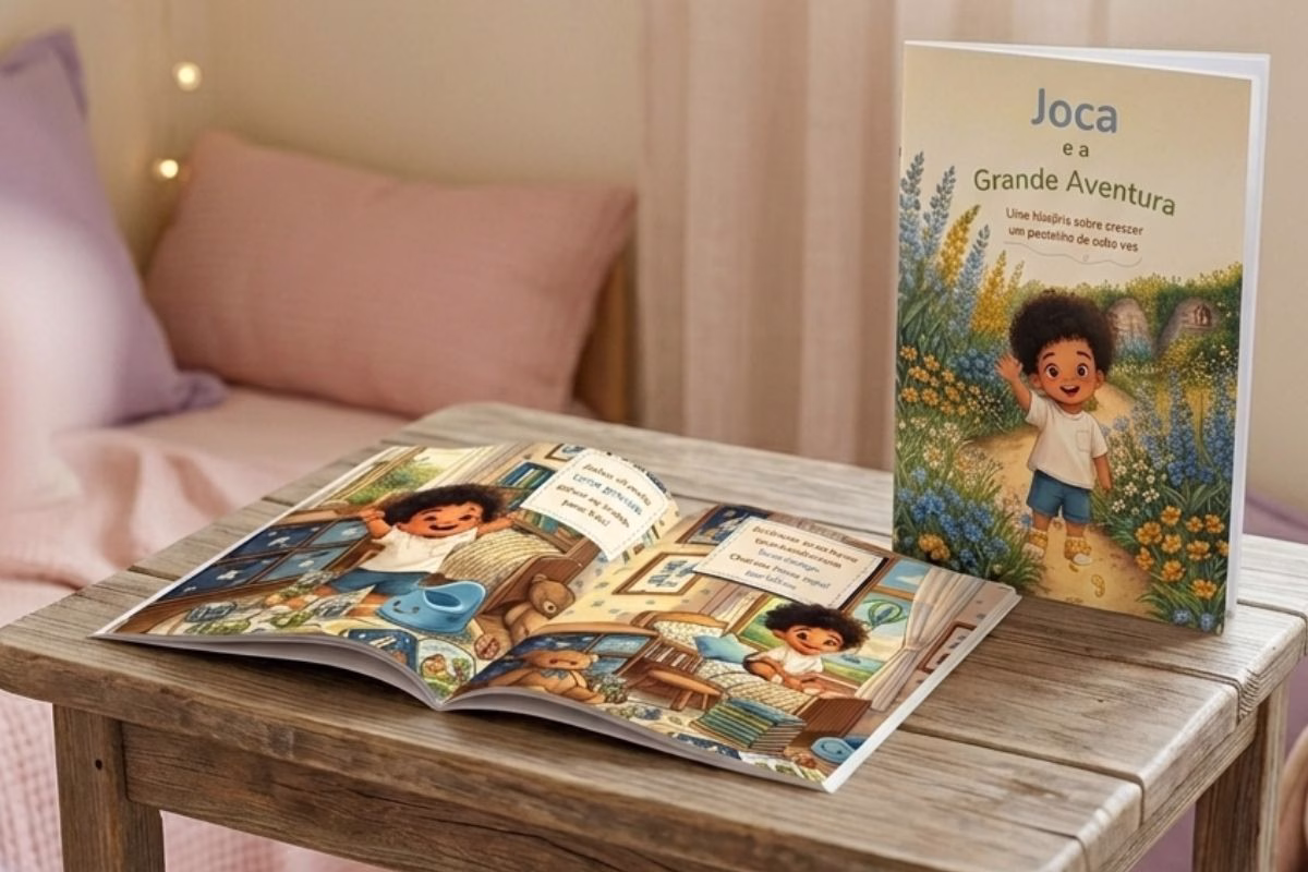 Livro personalizado menino