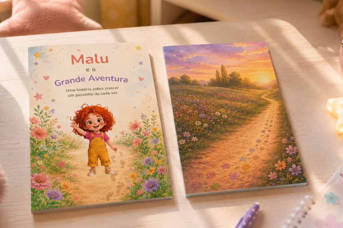 Livro personalizado menina
