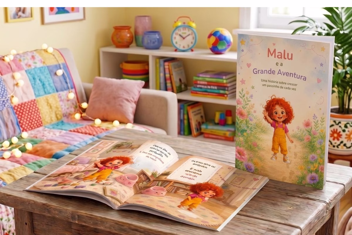 Livro personalizado menina